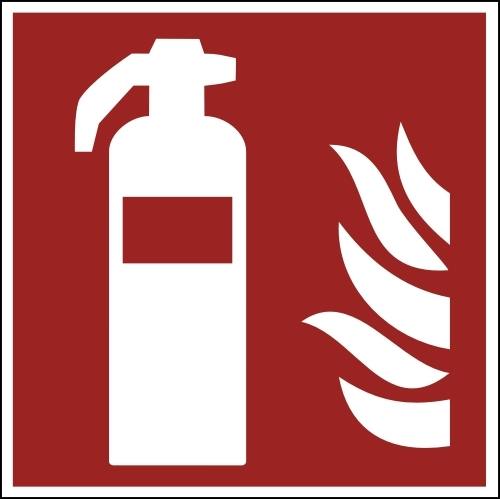 Sicherheitskennzeichen Feuerloescher